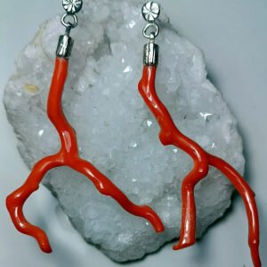 Earrings with Ocean Flow in Sterling Silver 925