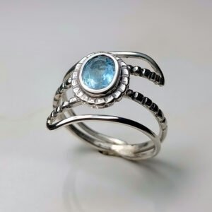 Deep Blue Aquamarine Ring 1 – Santa Maria Color (Limited Lot)