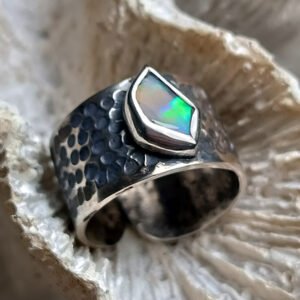 Australian Solid Opal  - Silver 925°