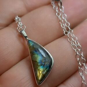 Labradorite Pendant — Sterling Silver 925°